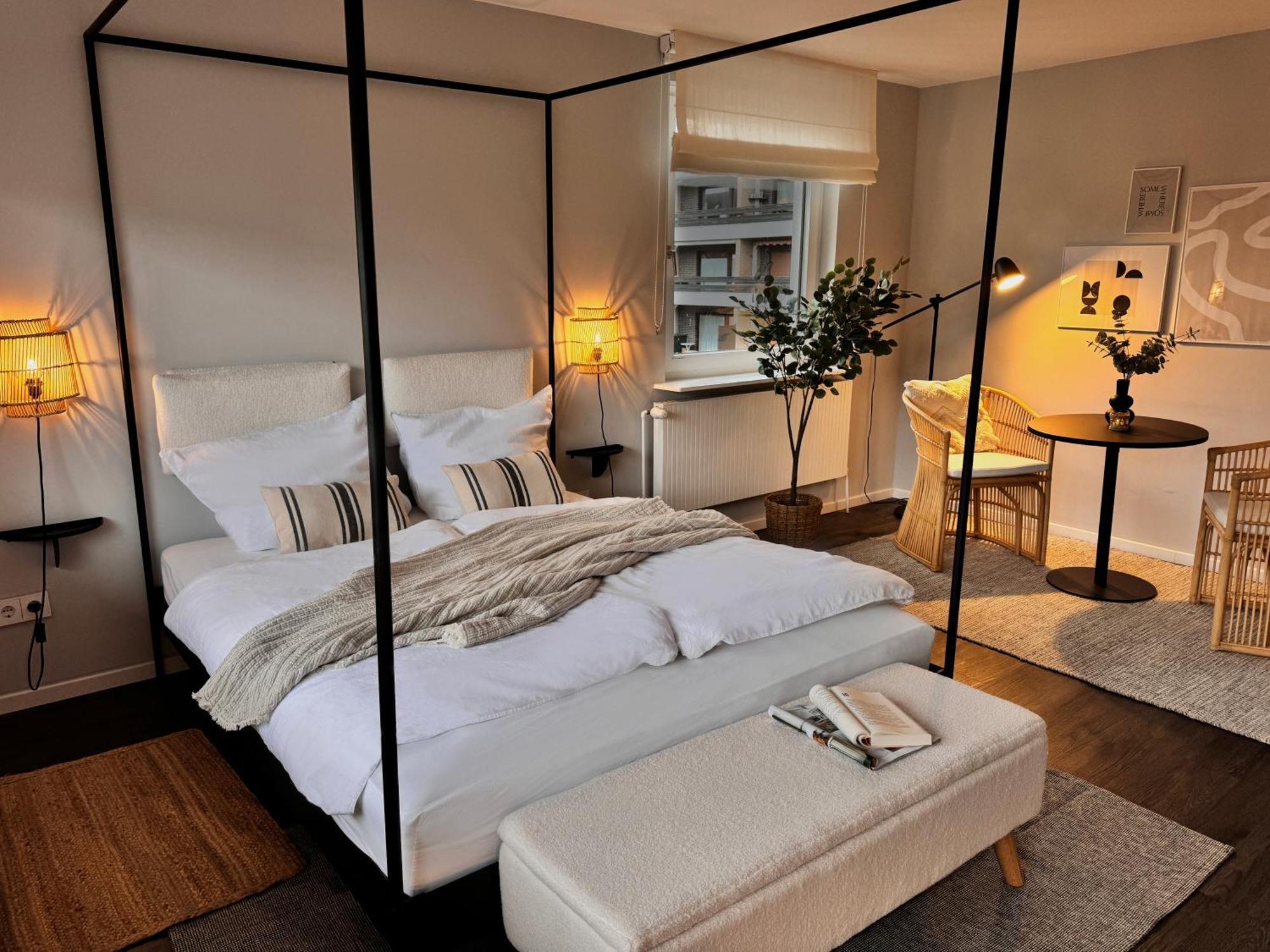 Seaside Rooms - Design-Apartment Mit Balkon & Parkplatz - Inklusive Strandkorb Direkt Am Wasser Und Spa & Sauna Saisonal Büsum Eksteriør billede
