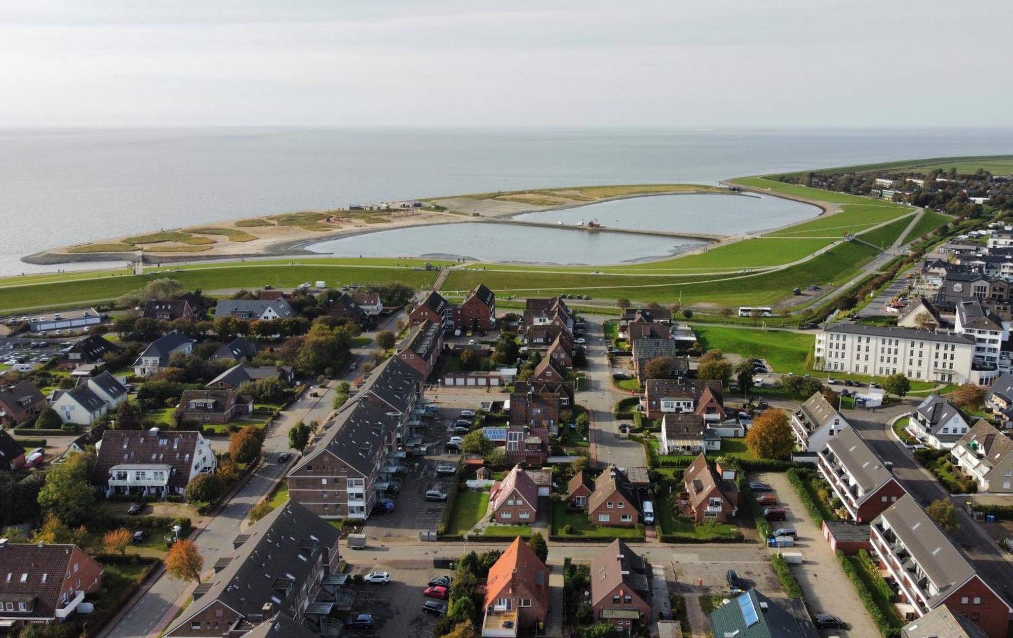 Seaside Rooms - Design-Apartment Mit Balkon & Parkplatz - Inklusive Strandkorb Direkt Am Wasser Und Spa & Sauna Saisonal Büsum Eksteriør billede